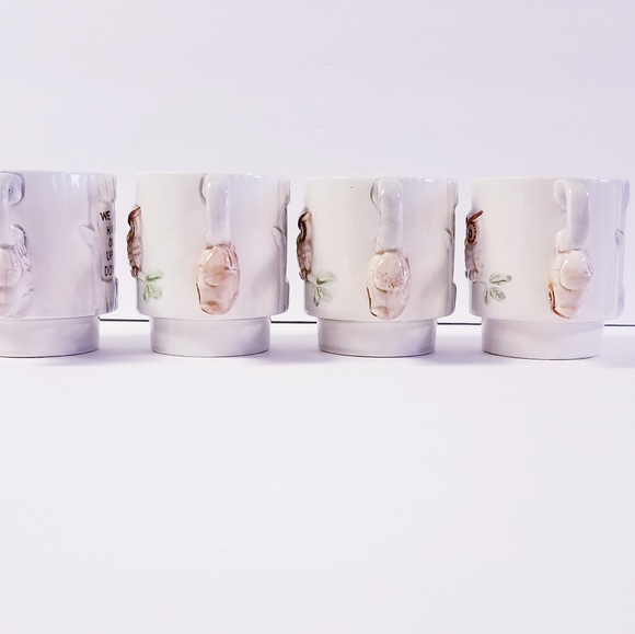 4 Enesco Owl Coffee Cup Emotional Support Stackable Family Dad Mom Son Sister - Picture 10 of 13